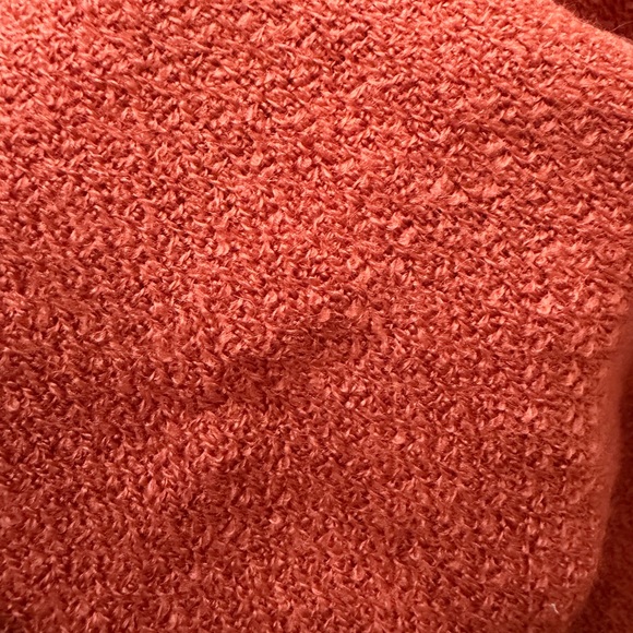 Large Rust Orange Scarf - Picture 3 of 3